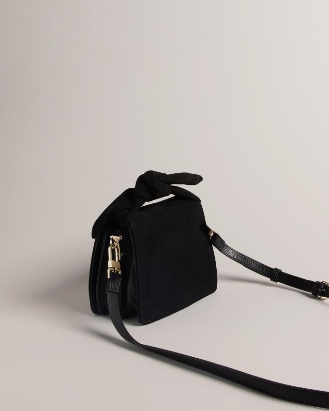 Sac Crossbody Ted Baker Soft Knot Bow Mini Noir Femme | EYX-34470174